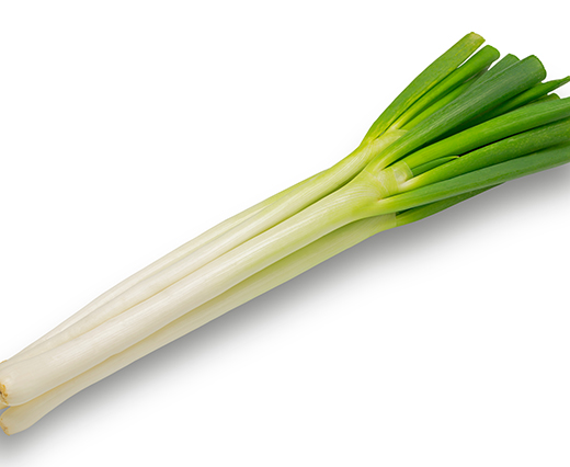 White spring onions